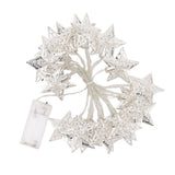 Star String Lights 20LEDs 3 Meters Star Fairy String Lights for Bedroom Christmas Garden Decoration Warm Light