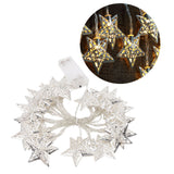 Star String Lights 20LEDs 3 Meters Star Fairy String Lights for Bedroom Christmas Garden Decoration Warm Light
