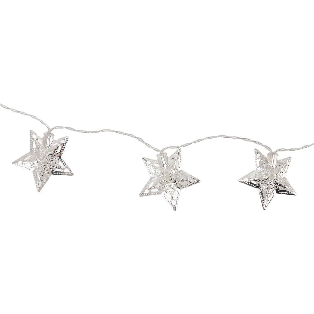 Star String Lights 20LEDs 3 Meters Star Fairy String Lights for Bedroom Christmas Garden Decoration Warm Light
