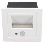 LED Corner Wall Lamp Recessed Warm White Iron Baking Varnish Body Induction Step Light for Stairway 85‑260V
