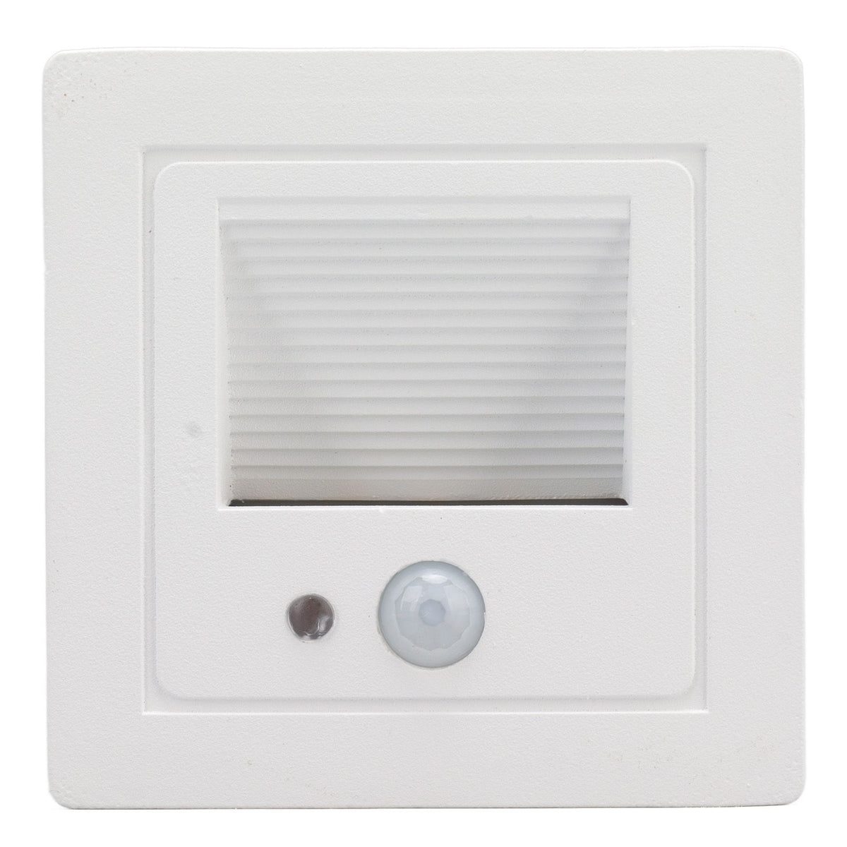LED Corner Wall Lamp Recessed Warm White Iron Baking Varnish Body Induction Step Light for Stairway 85‑260V