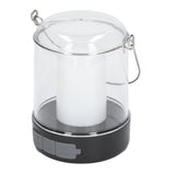LED Camping Lantern 3 Modes 360° Luminous Rechargeable Waterproof Portable Camping Lights with Hook for Outdoor Garden - Top-Down View