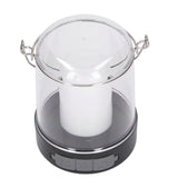 LED Camping Lantern 3 Modes 360° Luminous Rechargeable Waterproof Portable Camping Lights with Hook for Outdoor Garden - Close-Up Angle
