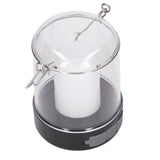LED Camping Lantern 3 Modes 360° Luminous Rechargeable Waterproof Portable Camping Lights with Hook for Outdoor Garden - Low Angle