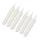6 Pcs LED Taper Candles Smokeless Reusable Warm Light Long Strip Candle Lights for Parties Weddings Family Gatherings