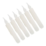 6 Pcs LED Taper Candles Smokeless Reusable Warm Light Long Strip Candle Lights for Parties Weddings Family Gatherings