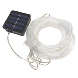 Solar Rope String Lights Waterproof High Brightness LED Solar String Lights for Garden Balcony Christmas Decoration Warm Light - 45-Degree Angle