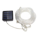 Solar Rope String Lights Waterproof High Brightness LED Solar String Lights for Garden Balcony Christmas Decoration Warm Light - Rear View