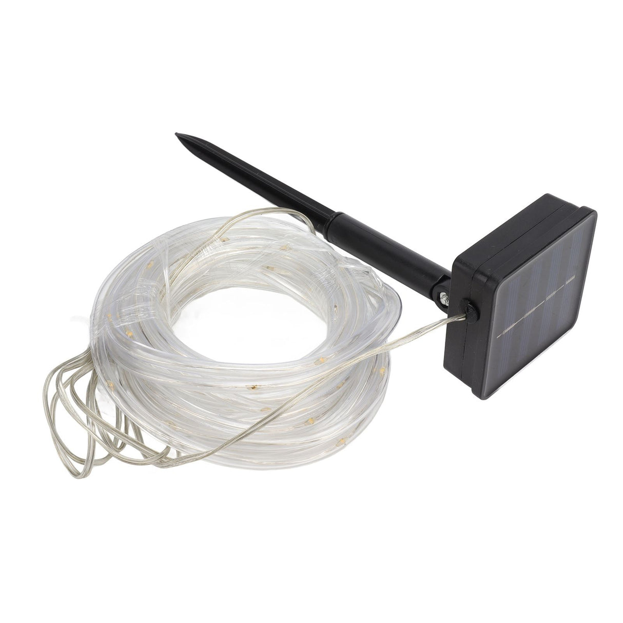 Solar Rope String Lights Waterproof High Brightness LED Solar String Lights for Garden Balcony Christmas Decoration Warm Light