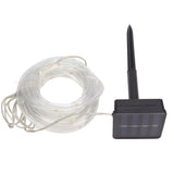 Solar Rope String Lights Waterproof High Brightness LED Solar String Lights for Garden Balcony Christmas Decoration Warm Light - Extra Image