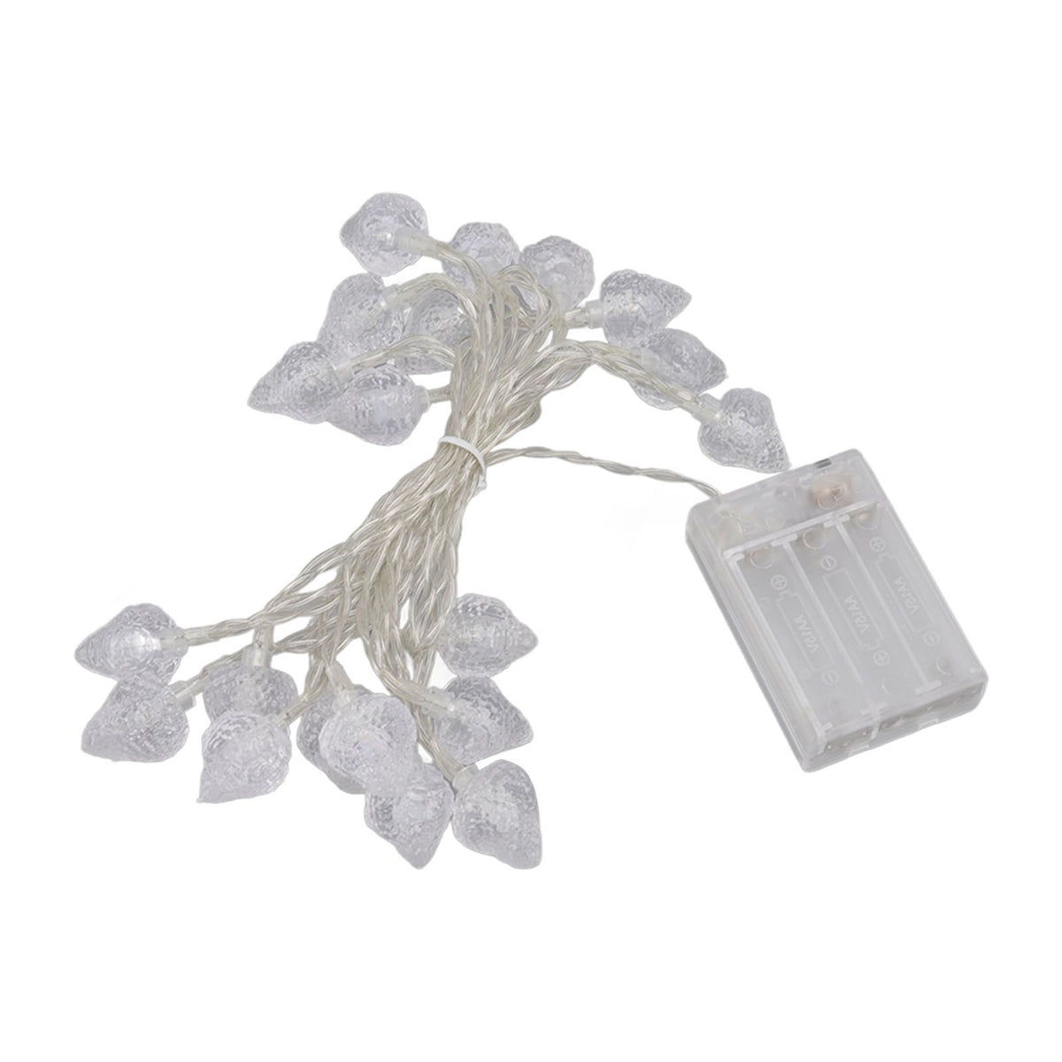 20 LEDs Christmas Lights Outdoor Strawberry Fairy String Lights Battery Powered Festival Decor Light String for Home Room