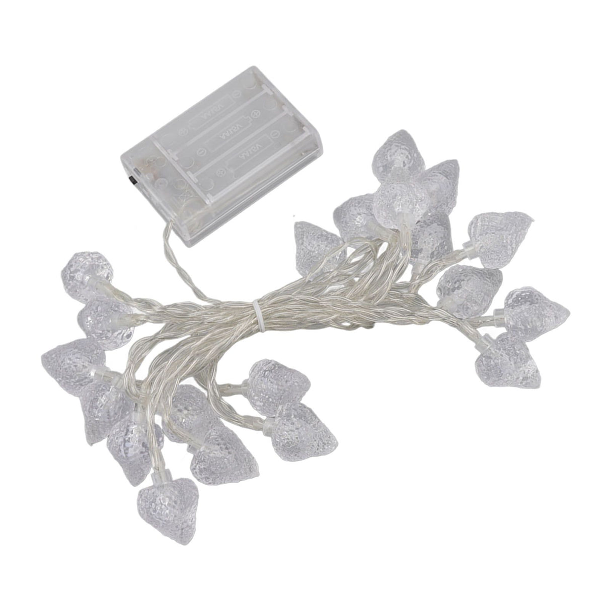 20 LEDs Christmas Lights Outdoor Strawberry Fairy String Lights Battery Powered Festival Decor Light String for Home Room