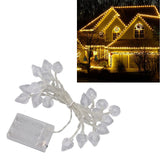 20 LEDs Christmas Lights Outdoor Strawberry Fairy String Lights Battery Powered Festival Decor Light String for Home Room - Extra Image