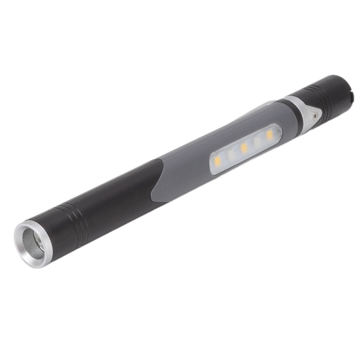 Pen Flashlight USB Charge 3 Light Sources LED Chip Clip Design Widely Used Pen Light Flashlight for Repair Hospital Black