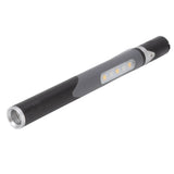 Pen Flashlight USB Charge 3 Light Sources LED Chip Clip Design Widely Used Pen Light Flashlight for Repair Hospital Black