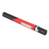 Pen Flashlight USB Charge 3 Light Sources LED Chip Clip Design Widely Used Pen Light Flashlight for Repair Hospital Red - Rear View