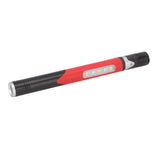 Pen Flashlight USB Charge 3 Light Sources LED Chip Clip Design Widely Used Pen Light Flashlight for Repair Hospital Red - Close-Up Angle