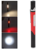 Pen Flashlight USB Charge 3 Light Sources LED Chip Clip Design Widely Used Pen Light Flashlight for Repair Hospital Red - Extra Image