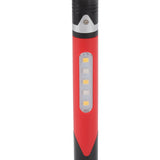 Pen Flashlight USB Charge 3 Light Sources LED Chip Clip Design Widely Used Pen Light Flashlight for Repair Hospital Red - Extra Image