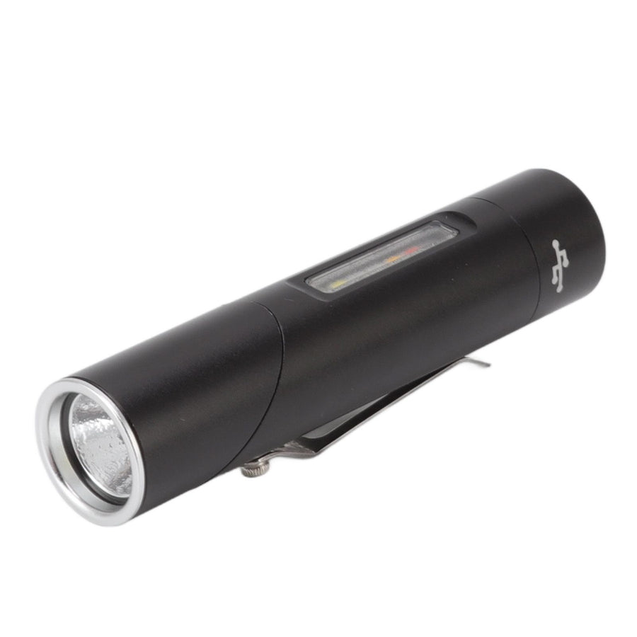 Mini Flashlight 90 Degree Tiltable Head LED Flashlight Magnetic Rechargeable LED Torch
