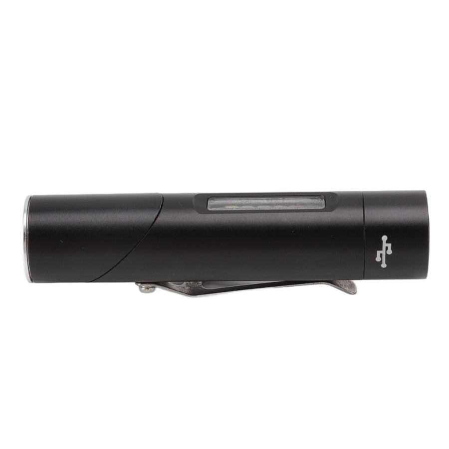 Mini Flashlight 90 Degree Tiltable Head LED Flashlight Magnetic Rechargeable LED Torch