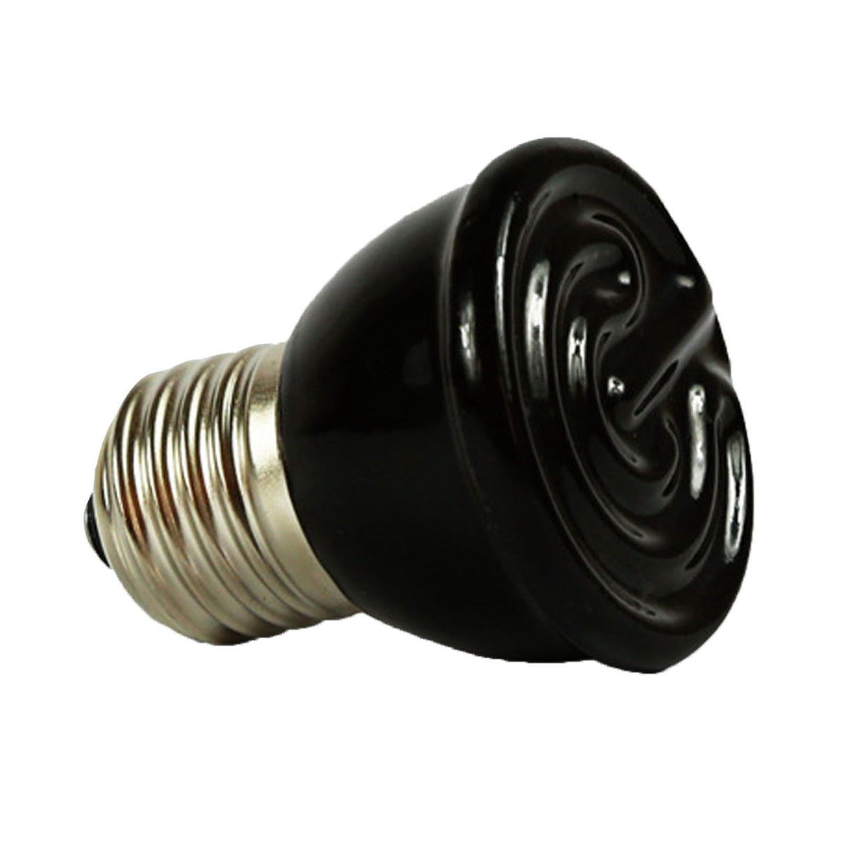 100W Ceramic Heating Lamp Non Luminous Pet Heating Light for Reptile Home 220V Black