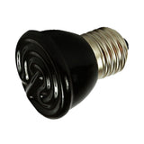 100W Ceramic Heating Lamp Non Luminous Pet Heating Light for Reptile Home 220V Black