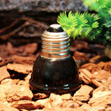 100W Ceramic Heating Lamp Non Luminous Pet Heating Light for Reptile Home 220V Black