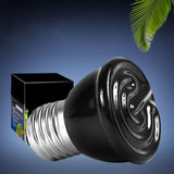 100W Ceramic Heating Lamp Non Luminous Pet Heating Light for Reptile Home 220V Black - Extra Image