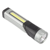 Magnetic Flashlight 7 Gears Rotatable Foldable Rechargeable High Brightness LED COB Work Light for Camping Repairing - 45-Degree Angle
