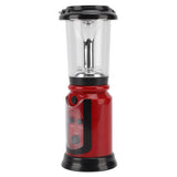 Radio Lantern Hand Crank USB Rechargeable Multi Functional AM FM Emergency Radio LED Flashlight for Camping Hiking Red - Side View