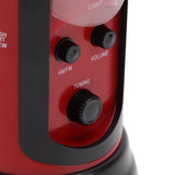 Radio Lantern Hand Crank USB Rechargeable Multi Functional AM FM Emergency Radio LED Flashlight for Camping Hiking Red - Extra Image