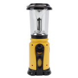 Radio Lantern Hand Crank USB Rechargeable Multi Functional AM FM Emergency Radio LED Flashlight for Camping Hiking Yellow - Extra Image