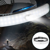LED Headlamp USB Charge 1000LM Dimmable Sealed Design Adjustable Angle Head Flashlight for Camping Cycling Fishing - Extra Image