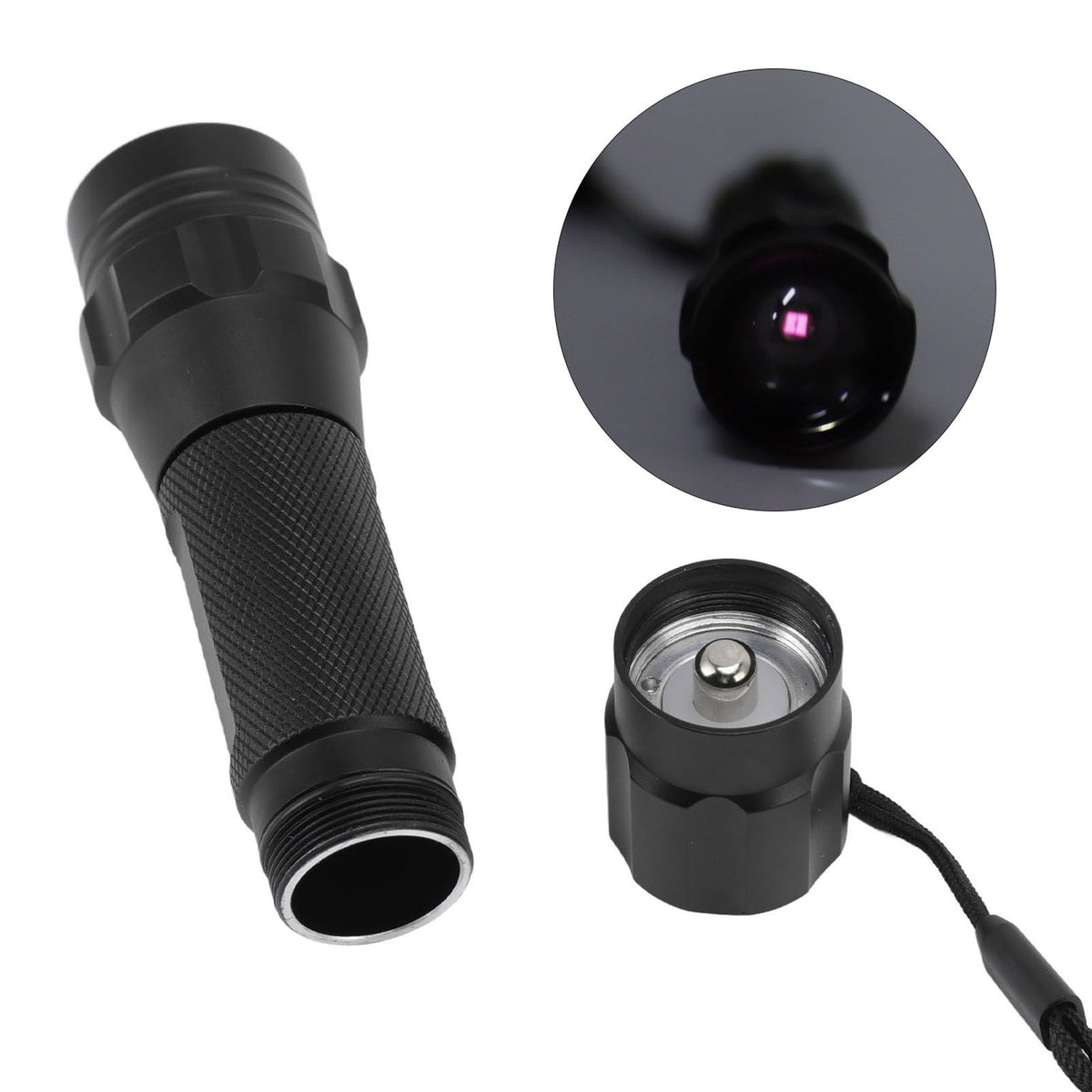 940nm IR Flashlight Night Vision Adjustment Focus Portable Flashlight for Hunting Outdoor Adventure Camping