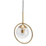 Ceiling Pendant Lamp E27/E26 Calibre Glass Iron Minimalist Style Hanging Pendant Light for Kitchens AC 85 to 265V - Close-Up Angle