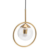 Ceiling Pendant Lamp E27/E26 Calibre Glass Iron Minimalist Style Hanging Pendant Light for Kitchens AC 85 to 265V