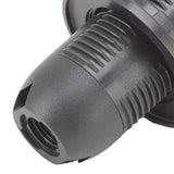 10PCS E14 Lamp Holder ABS with Sleeve High Temperature Resistant Light Socket Base for Home Black - Extra Image