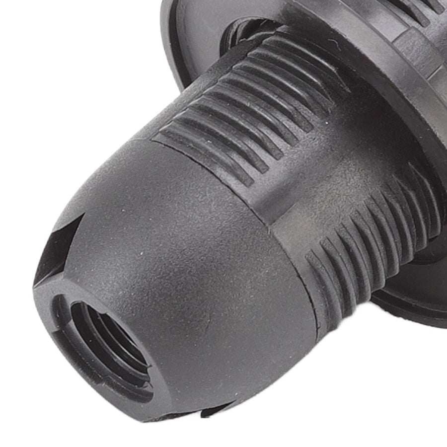 10PCS E14 Lamp Holder ABS with Sleeve High Temperature Resistant Light Socket Base for Home Black