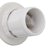 10PCS E14 Lamp Holder ABS with Sleeve High Temperature Resistant Light Socket Base for Home White - Extra Image