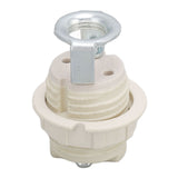 G9 Ceramic Lamp Holder Bulb Base Socket Light Holder with Zinc Alloy M10 Ring for Home Bedroom