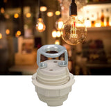 G9 Ceramic Lamp Holder Bulb Base Socket Light Holder with Zinc Alloy M10 Ring for Home Bedroom