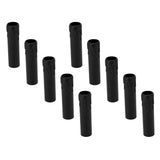 10pcs 4 Inch Candle Covers Sleeves Simulation Vintage Wax Drop Candle Socket Covers for Chandelier Black