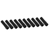 10pcs 4 Inch Candle Covers Sleeves Simulation Vintage Wax Drop Candle Socket Covers for Chandelier Black - Close-Up Angle