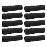 10pcs 4 Inch Candle Covers Sleeves Simulation Vintage Wax Drop Candle Socket Covers for Chandelier Black - Extra Image