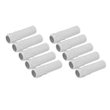10pcs 4 Inch Candle Covers Sleeves Simulation Vintage Wax Drop Candle Socket Covers for Chandelier White