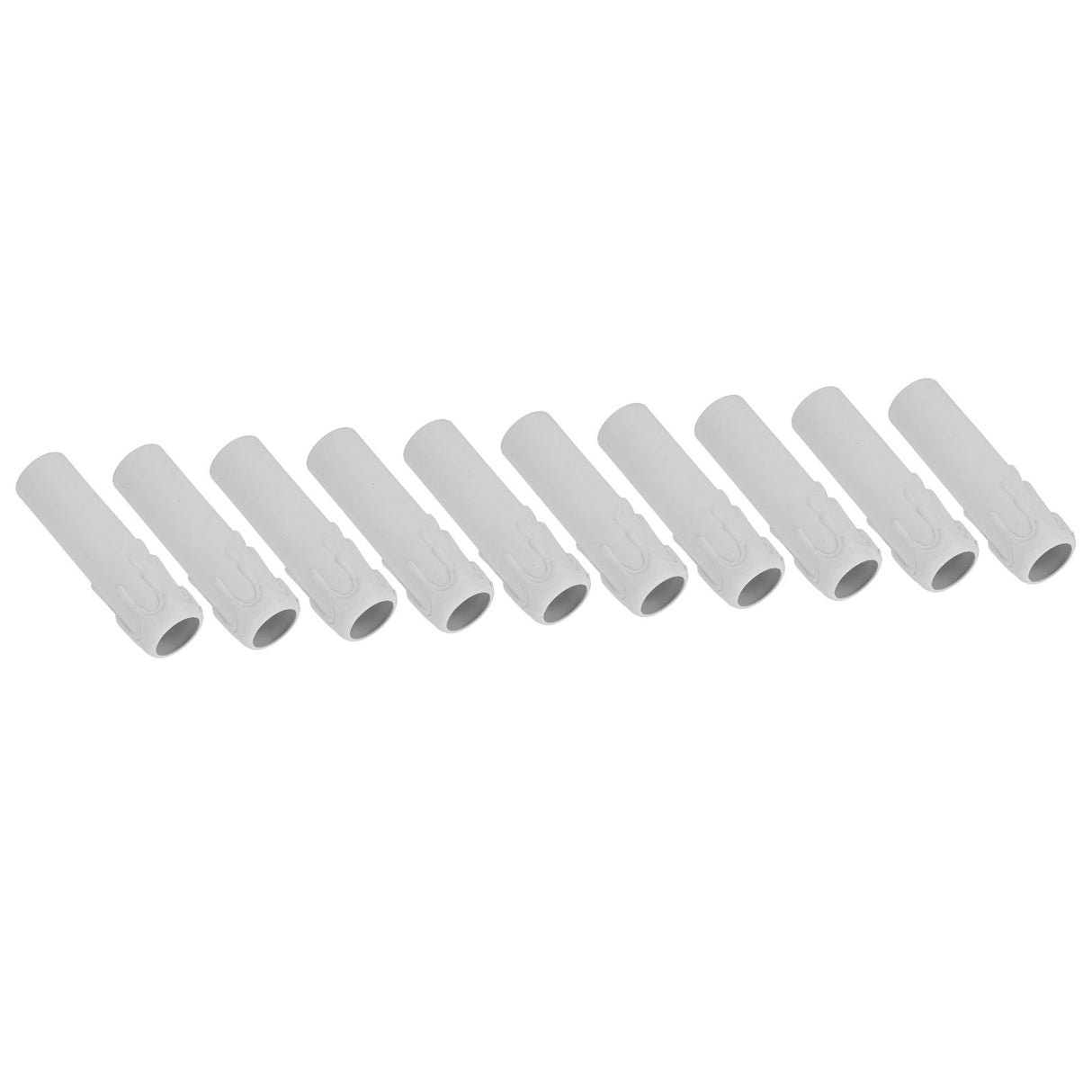 10pcs 4 Inch Candle Covers Sleeves Simulation Vintage Wax Drop Candle Socket Covers for Chandelier White
