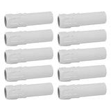 10pcs 4 Inch Candle Covers Sleeves Simulation Vintage Wax Drop Candle Socket Covers for Chandelier White - Extra Image
