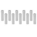 10pcs 4 Inch Candle Covers Sleeves Simulation Vintage Wax Drop Candle Socket Covers for Chandelier White