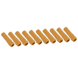 10pcs 4 Inch Candle Covers Sleeves Simulation Vintage Wax Drop Candle Socket Covers for Chandelier Yellow